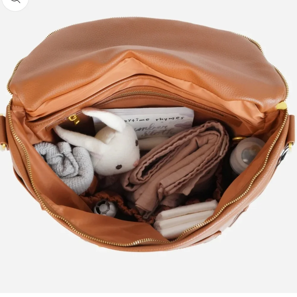 Fawn Design Brown Baby Diaper Bag & Accessories